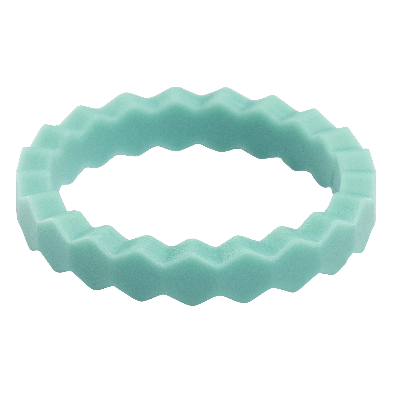 Qalo Women's Stackable Silicon Ring Set 3 Qalo Women's Stackable Silicon Ring Set - Image 3